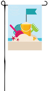 Beach Toys Garden Flag