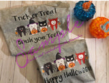 Halloween Teeth with buckets