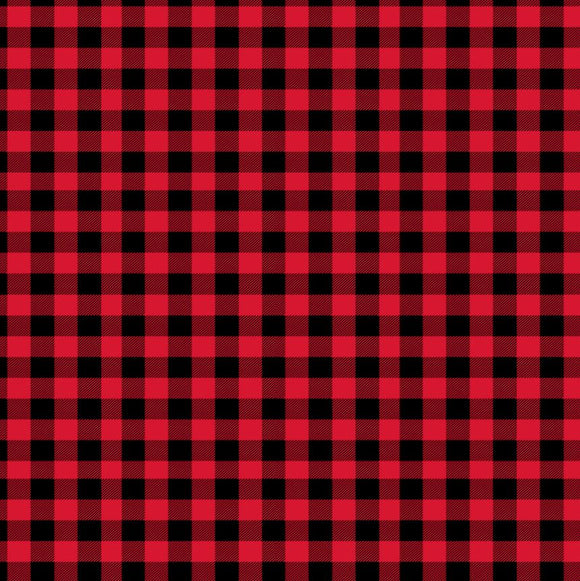 Buffalo Plaid - MINI Red & Black Printed Vinyl
