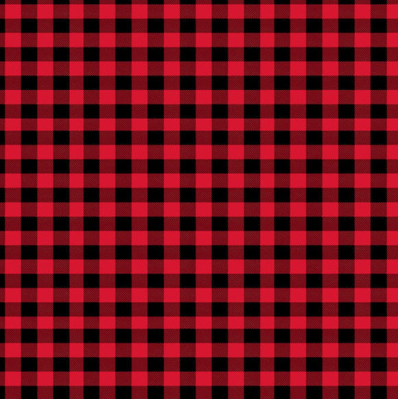 Buffalo Plaid - MINI Red & Black Printed Vinyl