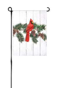 Cardinal on Pine Garden Flag
