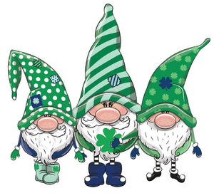 St. Patrick's Day Clover Gnomes Heat Transfer
