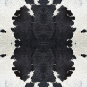 Black & White Cow Hide Printed Vinyl