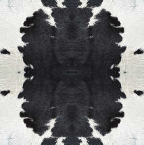 Black & White Cow Hide Printed Vinyl