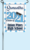Grad Flag Polka Dot Garden Flag
