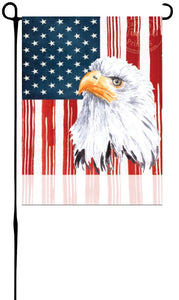 Eagle American Flag Garden Flag