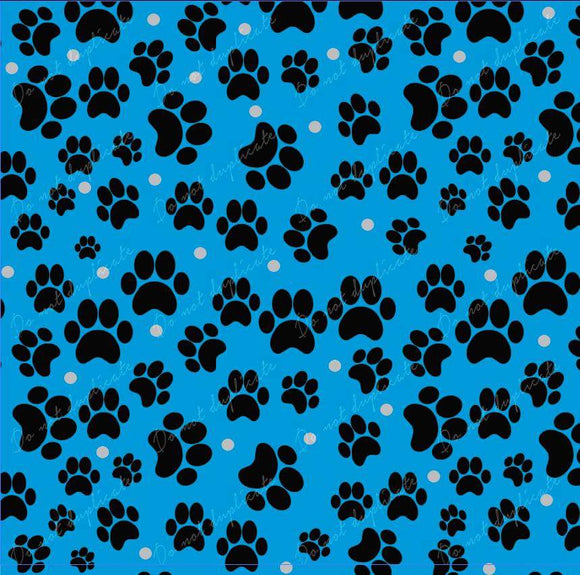 Panther Paws Printed Vinyl