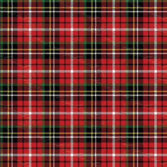 Christmas Plaid Printed Vinyl