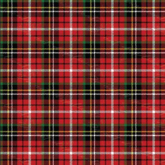 Christmas Plaid Printed Vinyl