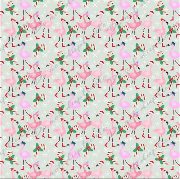 Christmas Flamingo Vinyl