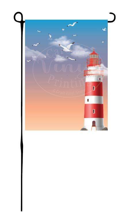 Lighthouse Garden Flag