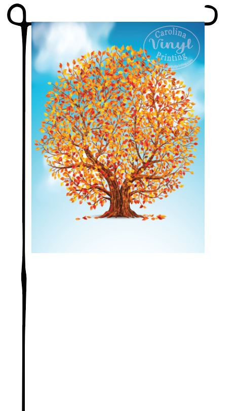 Fall Tree Garden Flag