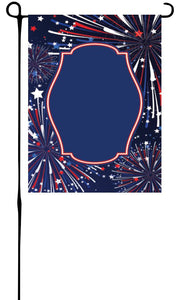 Fireworks Garden Flag