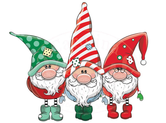 Christmas Gnome Group Heat Transfer