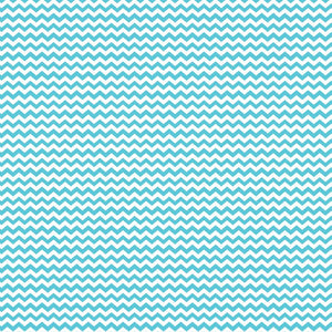 Island Blue Mini Chevron Printed Vinyl