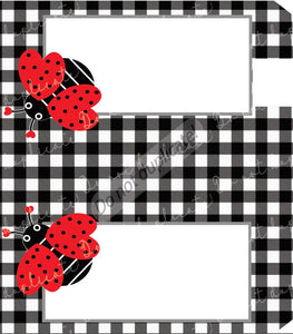 Heart Ladybug Magnetic Mailbox Cover