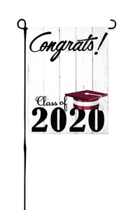 Class of 2020 - Maroon & White - Garden Flag