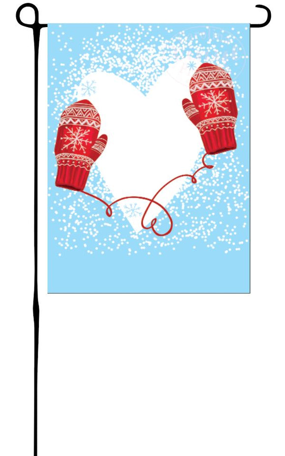 Winter Mittens Garden Flag