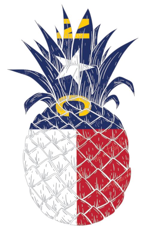 North Carolina Pineapple - Heat Transfer