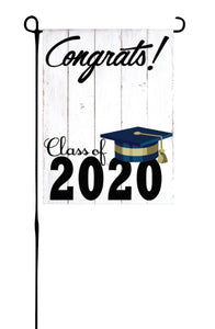 Class of 2020 - Navy & Gold - Garden Flag