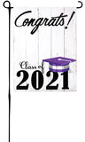 Congrats 2021 Garden Flag