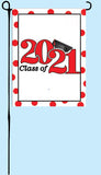 Grad Flag Polka Dot Garden Flag