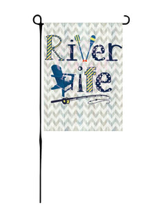 River Life Garden Flag