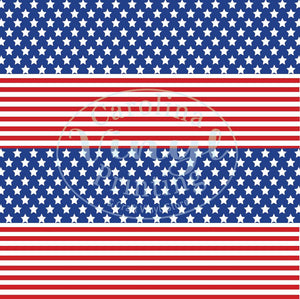 Stars & Stripes Printed Vinyl
