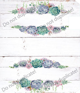 Succulent Mailbox Cover