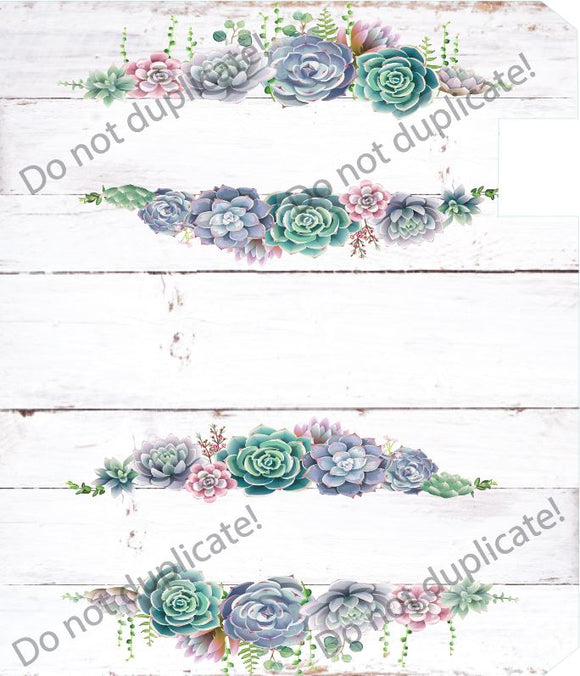 Succulent Mailbox Cover