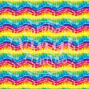 Tie Dye Stripes - Printed Vinyl
