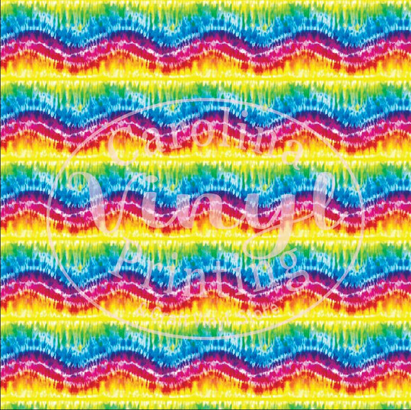 Tie Dye Stripes - Printed Vinyl
