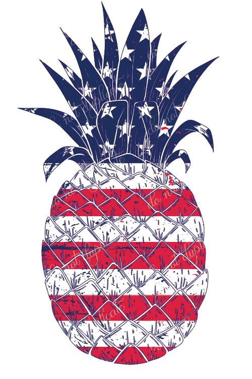 American Pineapple - Heat Transfer