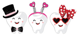 Valentine's Teeth Heat Transfer