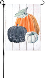 Set of Pumpkins Garden Flag
