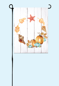 Shells & Pumpkin Flag