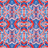 Patriotic Tie Dye Printed Vinyl
