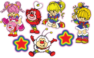 Rainbow Character Sticker Set