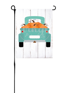 Mint Green Pumpkin Truck Flag