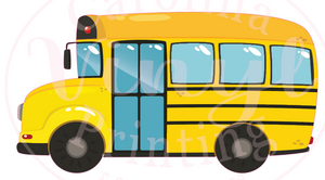 School Bus Vinyl Heat Transfer