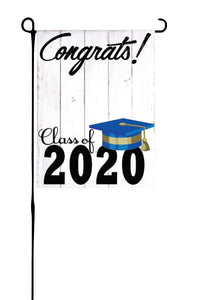 Class of 2020 - Royal Blue & Gold - Garden Flag